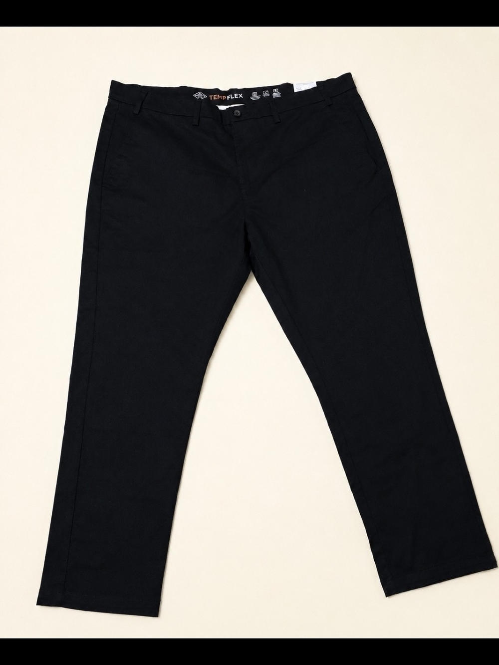 St. John's Bay Black Chino Pants TempFlex NWT